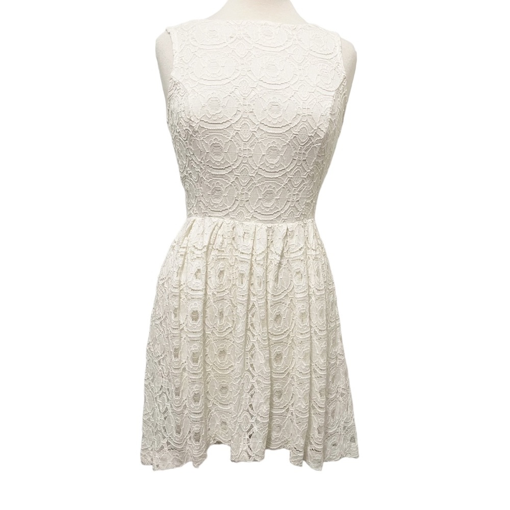 H by Bordeaux White Lace Dress NWT Size XS